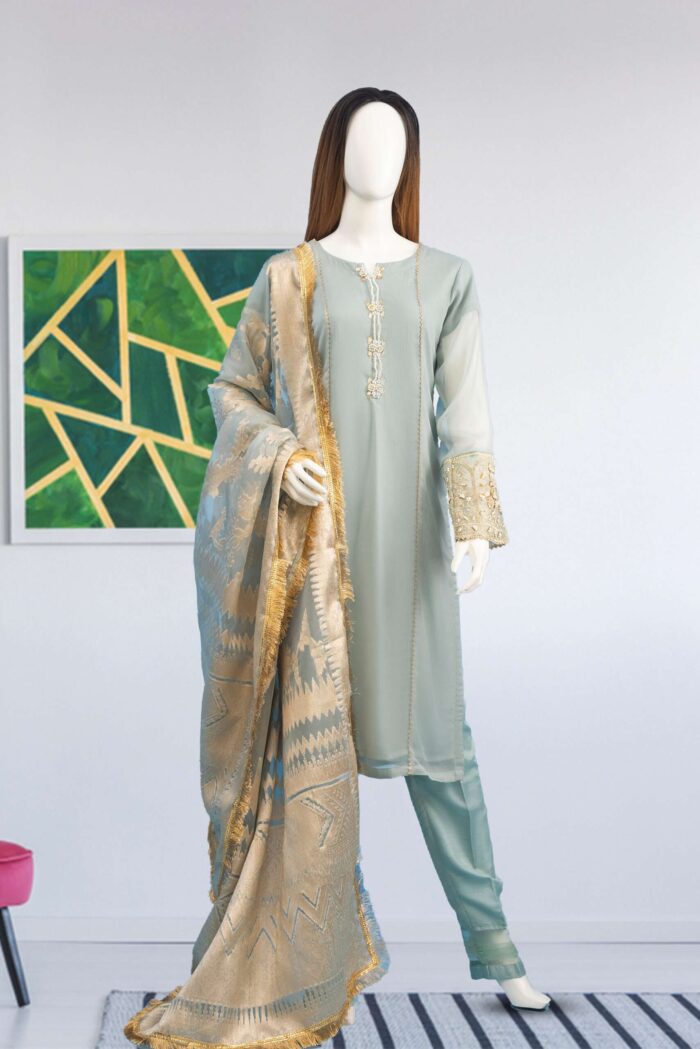 Luxury Chiffon Suit ARA018 - Image 2