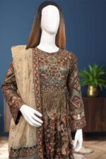 Chiffon Suit with Sequins ARG007 - Image 2