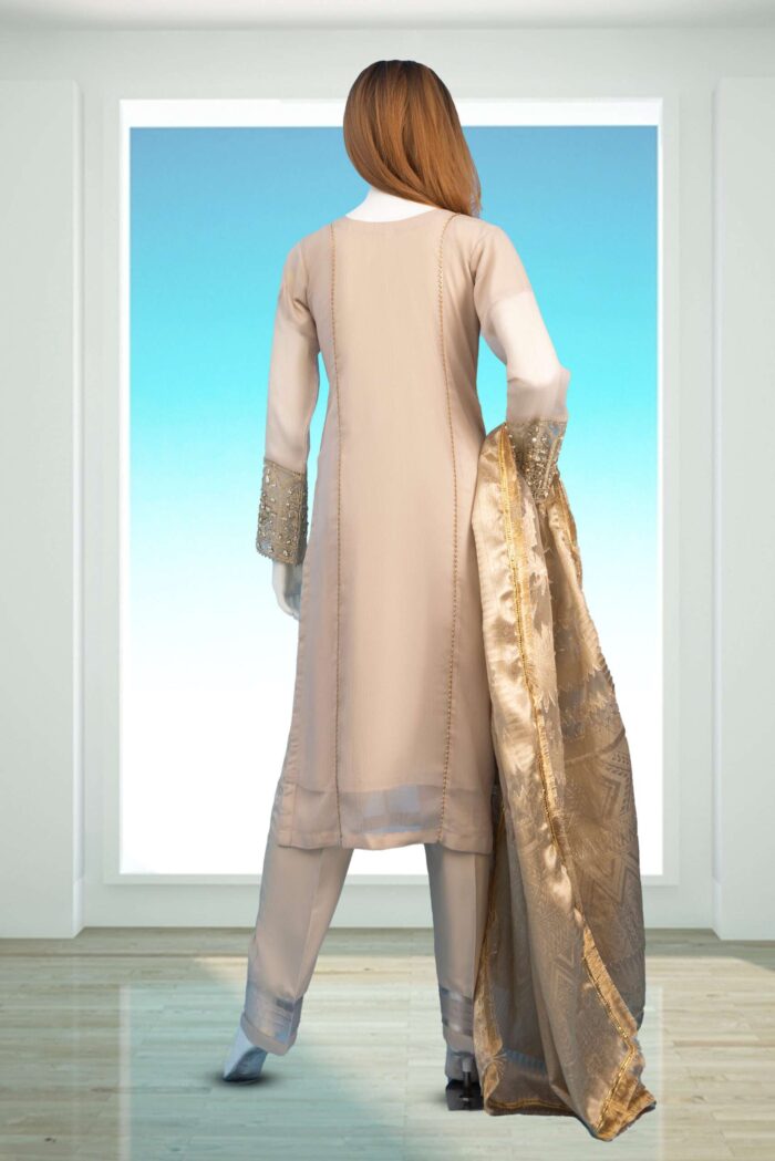 Luxury Chiffon Suit ARA015 - Image 3