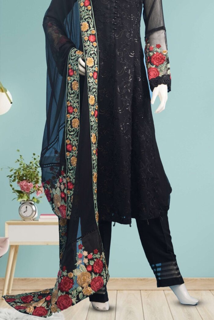 Chiffon Suit ARA012B - Image 4