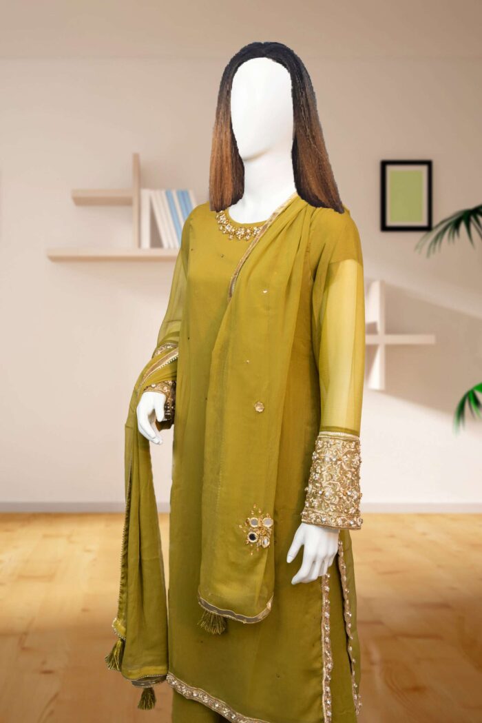 Luxury Chiffon Suit ARG015 - Image 4